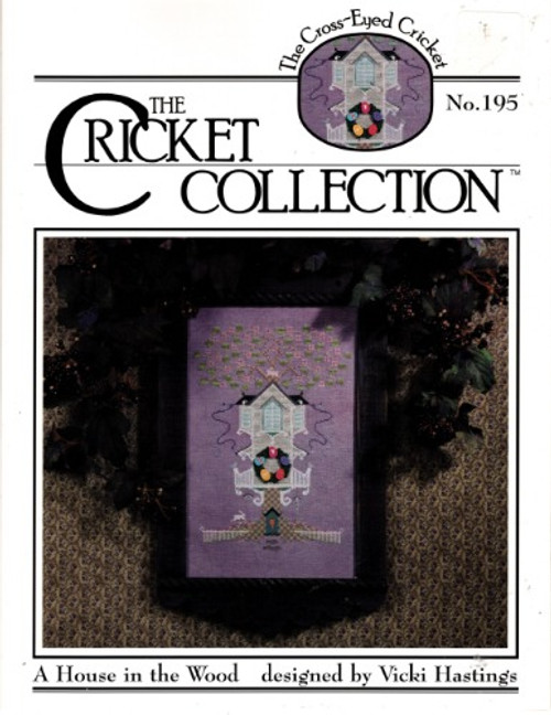 The Cross-Eyed Cricket Collection A House in the Wood No. 195 cross stitch leaflet. A House in the Wood - Rabbit's Residence