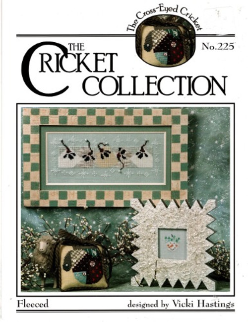 The Cross-Eyed Cricket Collection Fleeced No 225 counted cross stitch leaflet. Vicki Hastings. Do You Hear What I Hear, Buttoned Up Mitten, Frosty-corn. The Cross-Eyed Cricket Collection Fleeced No 225 counted cross stitch leaflet. Vicki Hastings. Do You Hear What I Hear, Buttoned Up Mitten, Frosty-corn.