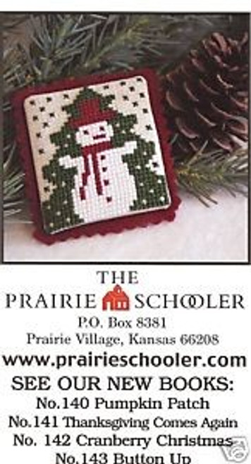 The Prairie Schooler SNOWMAN mini promo card