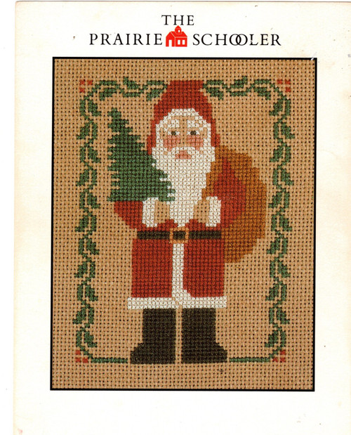 The Prairie Schooler Santa 1984 yearly counted cross stitch card