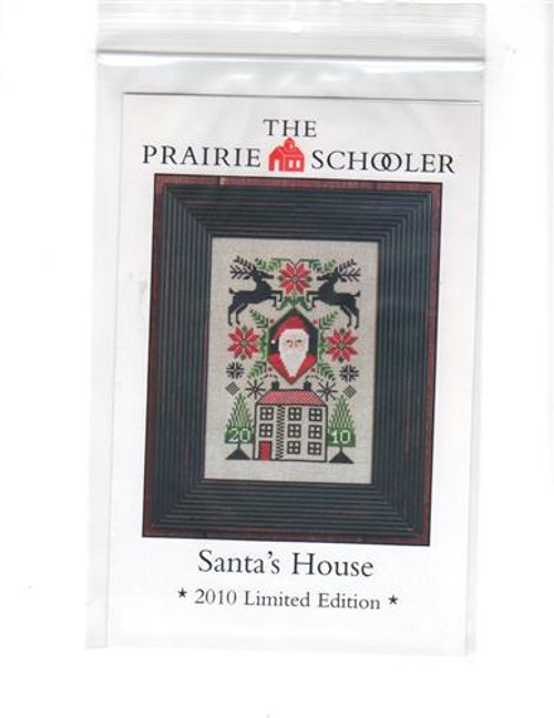 The Prairie Schooler 2010 LIMITED EDITION SANTA Santa's House