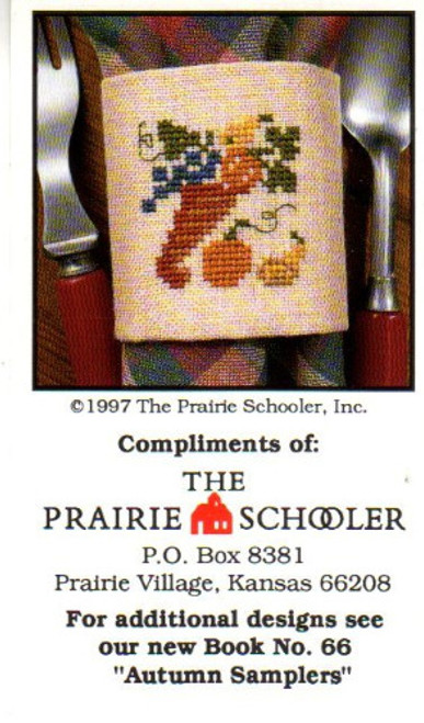 The Prairie Schooler VEGETABLES mini promo card