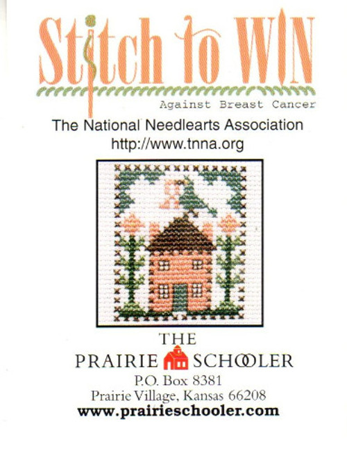 The Prairie Schooler PINK HOUSE OF LOVE Stitch to Win Against Breast Cancer