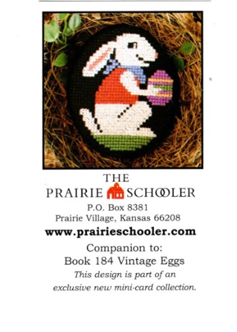 The Prairie Schooler VINTAGE EGGS mini promo card