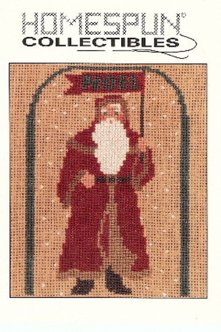 Homespun Collectibles SANTA WITH NOEL BANNER