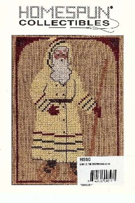 Homespun Collectibles SANTA ON SNOWSHOES