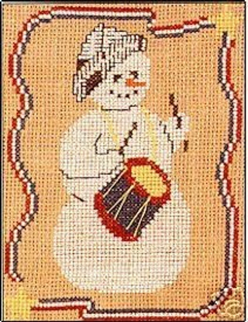 Homespun Collectibles SNOWMAN WITH DRUM