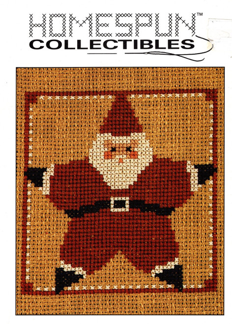 Homespun Collectibles Star Santa Counted cross stitch chart