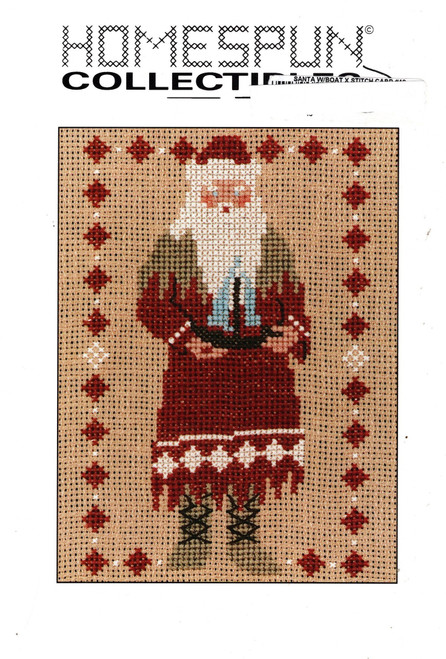 Homespun Collectibles Viking Santa Counted cross stitch chart