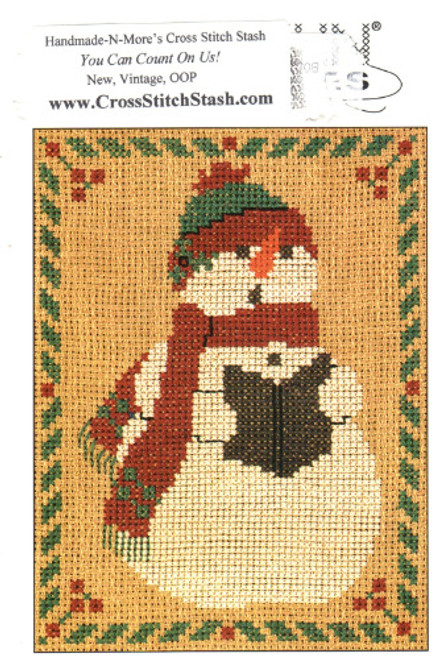 Homespun Collectibles Snowman Caroler Counted cross stitch chart Homespun Collectibles Snowman Caroler Counted cross stitch chart