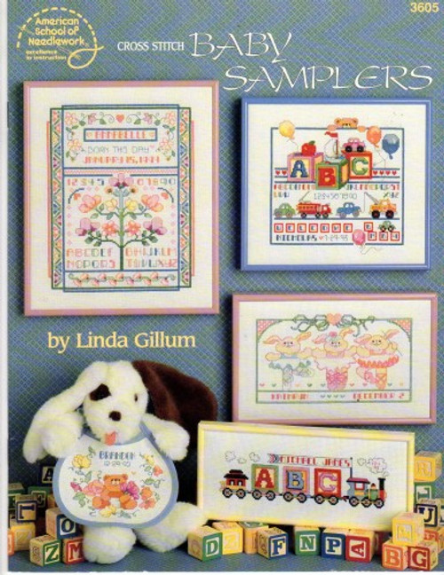 American School of Needlework CROSS STITCH BABY SAMPLERS LInda Gillum