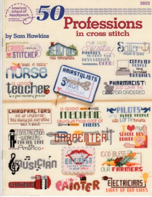 ASN 50 PROFESSIONS in Cross Stitch Sam Hawkins