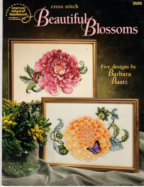 ASN Cross Stitch BEAUTIFUL BLOSSOMS Barbara Baatz