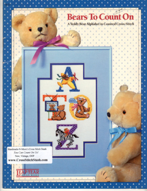 Leap Year Design Works Bears to Count On counted Cross Stitch Pattern booklet.