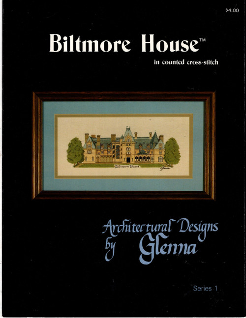 Architectural Designs by Glenna Biltmore House in Counted Cross Stitch Pattern leaflet. Glenna Perkins Kendall