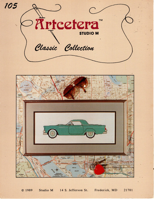 Artcetera 55 T-Bird Thunderbird Counted Cross Stitch Pattern leaflet. Studio M