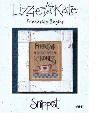 Lizzie Kate Friendship Begins Snippet #S41 counted cross stitch pattern