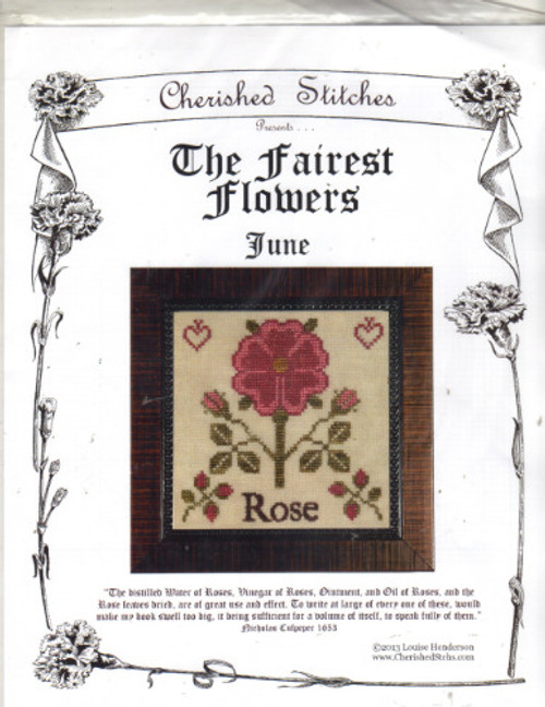 Cherished Stitches THE FAIREST FLOWERS June