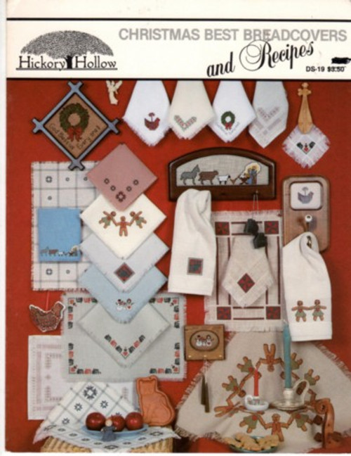 Hickory Hollow Christmas Best Breadcovers and Recipes cross stitch leaflet.