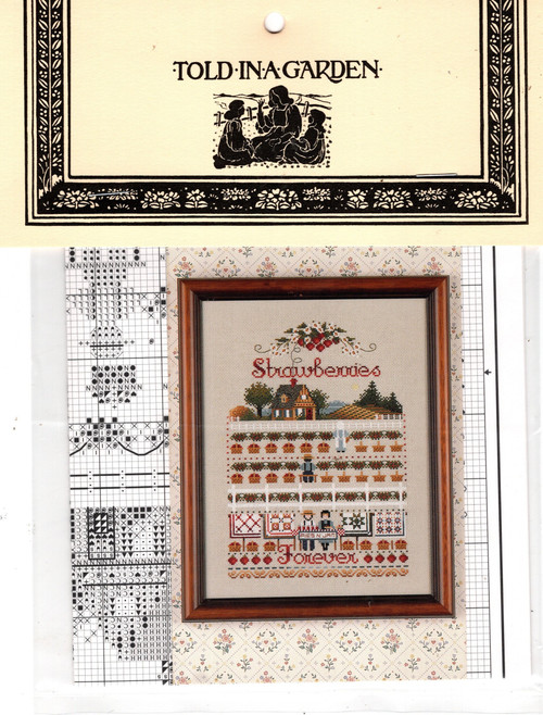 Told in a Garden Strawberries Forever counted cross stitch pattern chartpack. Marilyn Leavitt-Imblum Told in a Garden Strawberries Forever counted cross stitch pattern chartpack. Marilyn Leavitt-Imblum