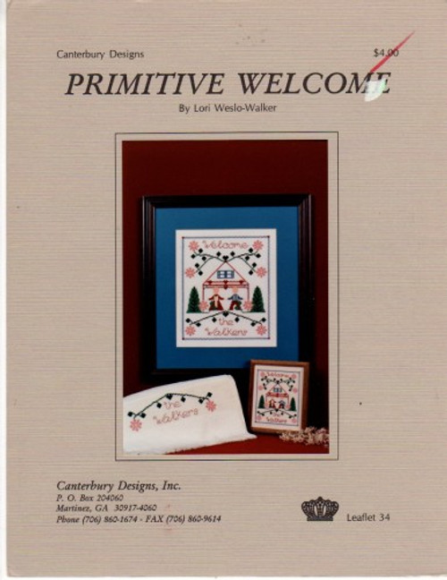 Canterbury Designs PRIMITIVE WELCOME