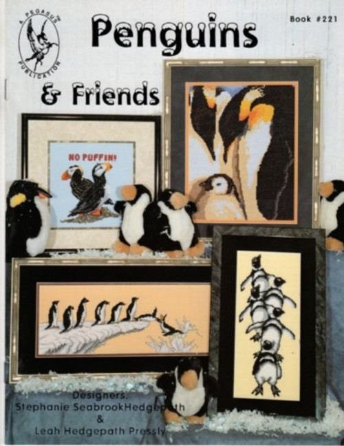 Pegasus Penguins and Friends counted cross stitch booklet. Stephanie Seabrook Hedgepath and Leah Hedgepath Pressly.