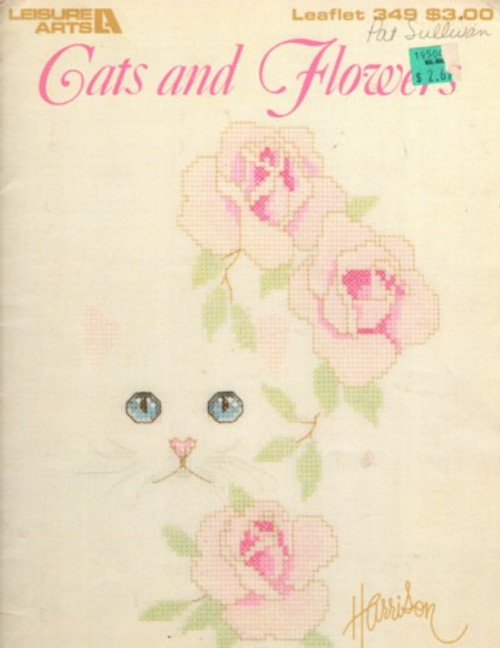 Leisure Arts CATS AND FLOWERS
