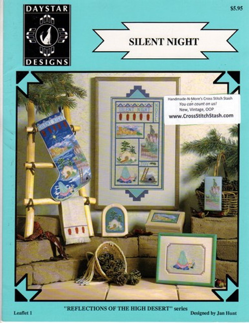 Daystar Designs Silent Night Reflections of the High Desert Series Counted cross stitch Leaflet. Jan Hunt