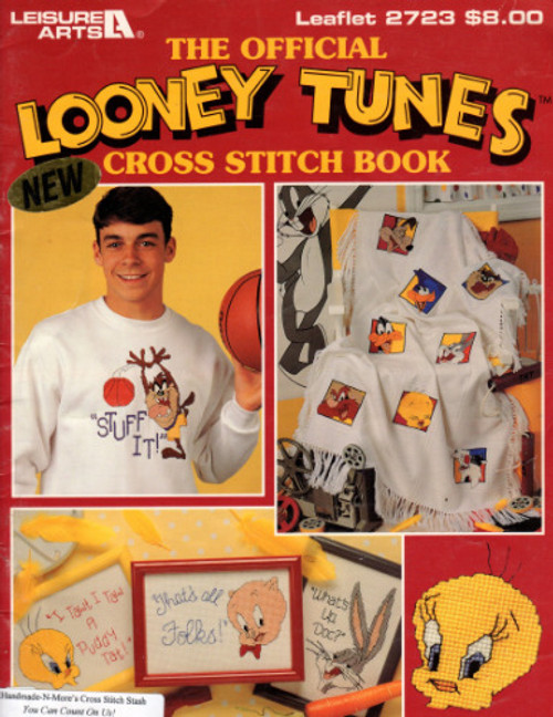 Leisure Arts OFFICIAL Looney Tunes Cross Stitch Book