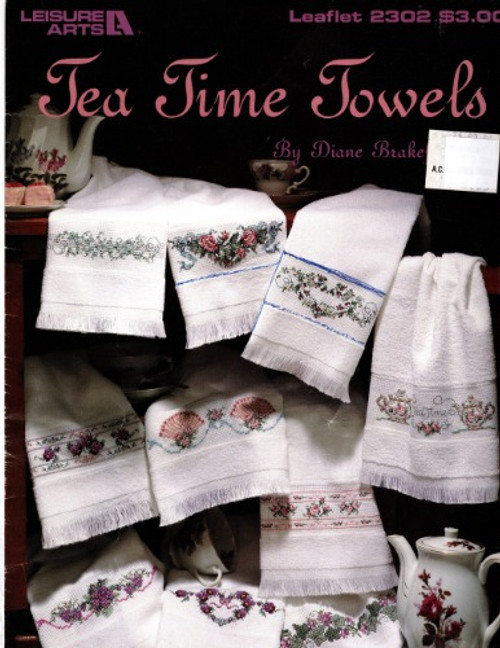 Leisure Arts TEA TIME TOWELS