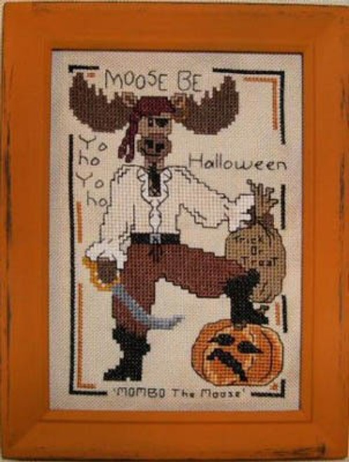 Designs by Lisa MOOSE BE HALLOWEEN with button