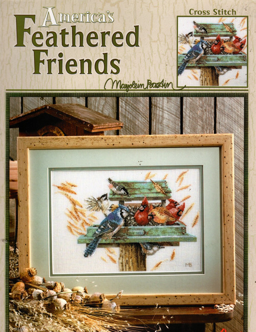 Leisure Arts America's Feathered Friends Counted Cross Stitch Pattern leaflet. Marjolein Bastin. Lanarte
