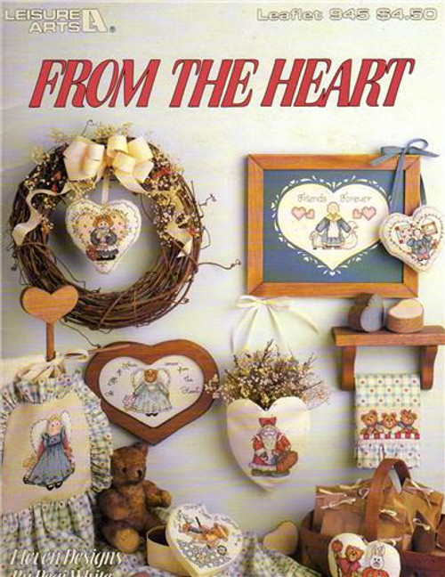 Leisure Arts FROM THE HEART Pegi White