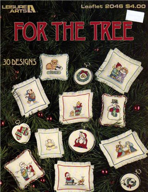 Leisure Arts For the Tree Cross Stitch Pattern booklet. Lorraine Birmingham. 30 designs