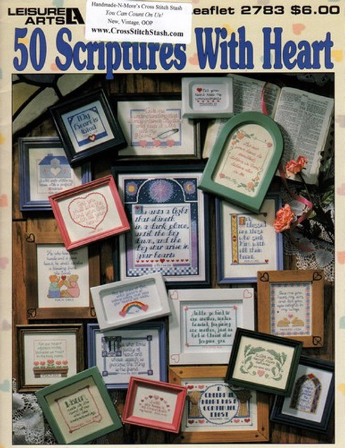 Leisure Arts 50 SCRIPTURES WITH HEART
