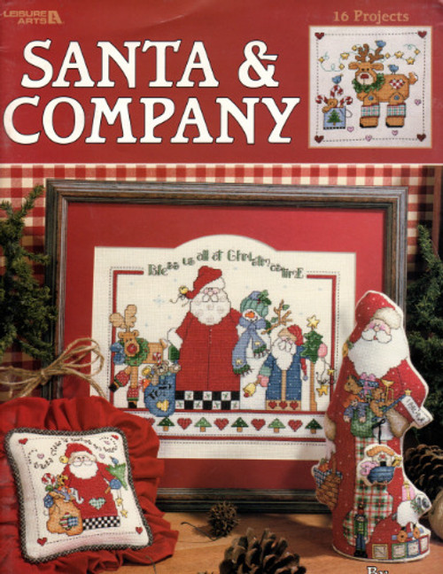 Leisure Arts SANTA & COMPANY Lynn Busa