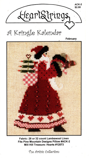 Artists Collection Heartstrings Kringle Kalendar February Counted cross stitch pattern Artists Collection Heartstrings Kringle Kalendar February Counted cross stitch pattern