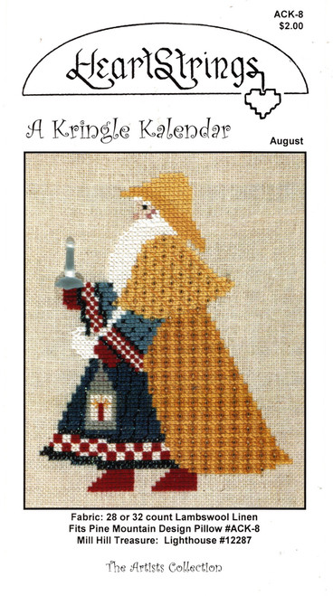 Artists Collection Heartstrings Kringle Kalendar August Counted cross stitch pattern Artists Collection Heartstrings Kringle Kalendar August Counted cross stitch pattern