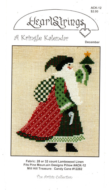 Artists Collection Heartstrings Kringle Kalendar December Counted cross stitch pattern Artists Collection Heartstrings Kringle Kalendar December Counted cross stitch pattern