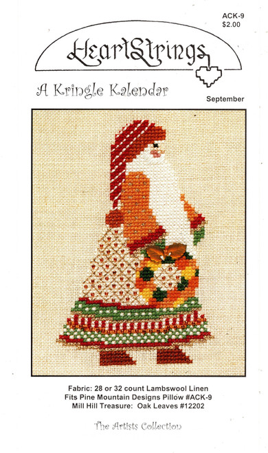 Artists Collection Heartstrings Kringle Kalendar September Counted cross stitch pattern Artists Collection Heartstrings Kringle Kalendar September Counted cross stitch pattern