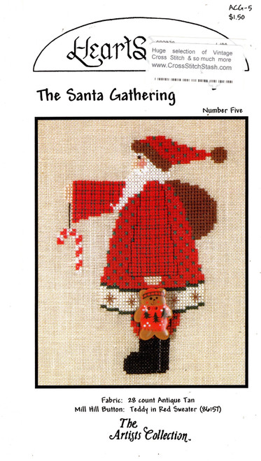 Artists Collection Heartstrings The Santa Gathering Number Five Counted cross stitch pattern Artists Collection Heartstrings The Santa Gathering Number Five Counted cross stitch pattern