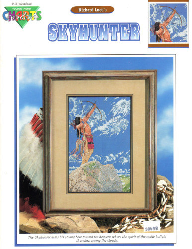 Color Charts Skyhunter Counted Cross Stitch Pattern booklet. Richard Luce