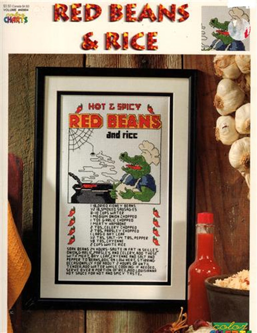 Color Charts RED BEANS & RICE Hot and Spicy Recipe