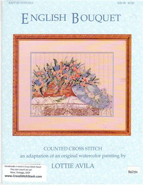 Kept in Stitches English Bouquet by Lottie Avila Cross Stitch Pattern leaflet