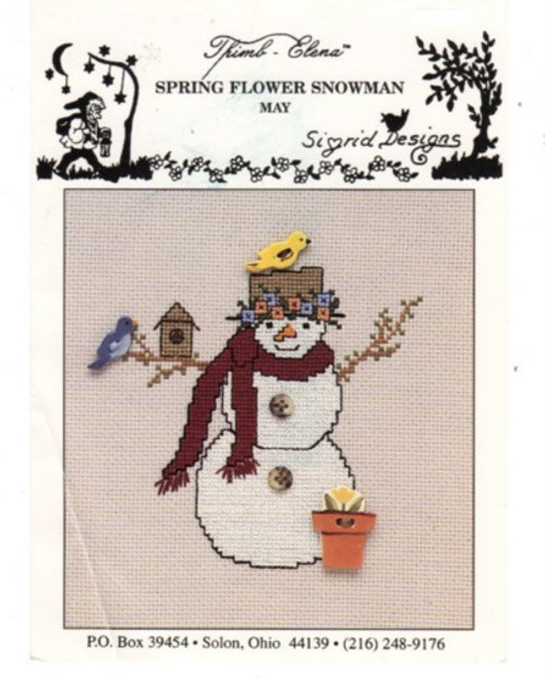 Sigrid Thimb-Elena SPRING FLOWER SNOWMAN May