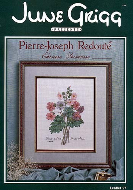 June Grigg Designs CHINESE PRIMROSE Pierre-Joseph Redoute