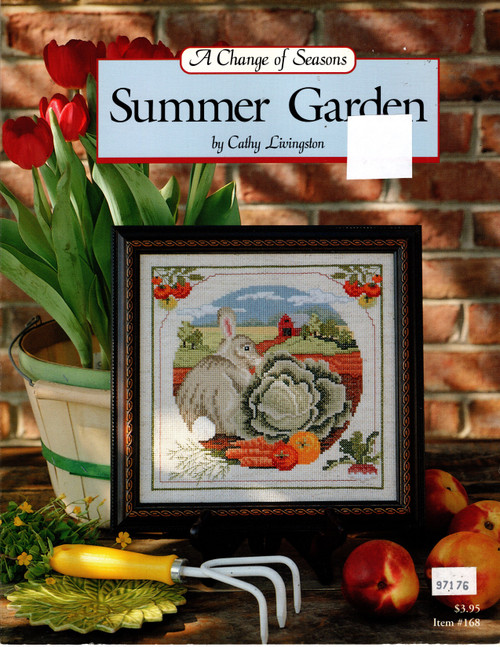 Just Cross Stitch A Change of Seasons Summer Garden Counted Cross Stitch Pattern leaflet. Cathy Livingston Just Cross Stitch A Change of Seasons Summer Garden Counted Cross Stitch Pattern leaflet. Cathy Livingston