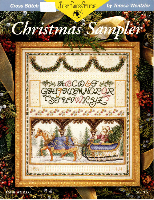 Just Cross Stitch CHRISTMAS WREATH Teresa Wentzler