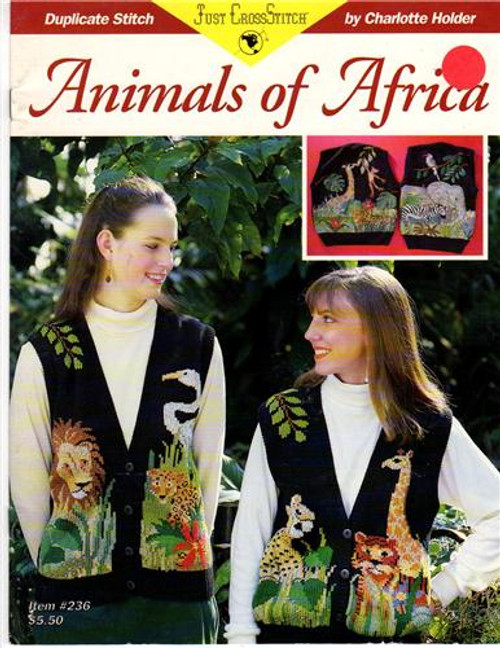 Just Cross Stitch ANIMALS OF AFRICA Duplicate Stitch