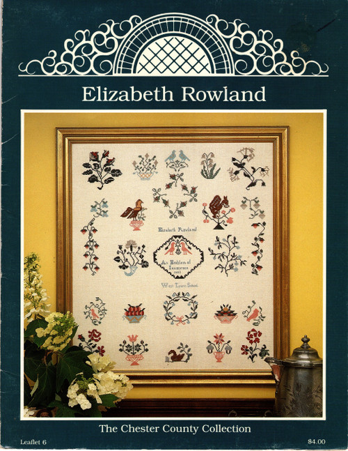 Just Cross Stitch Elizabeth Rowland The Chester County Collection counted Cross Stitch Pattern leaflet